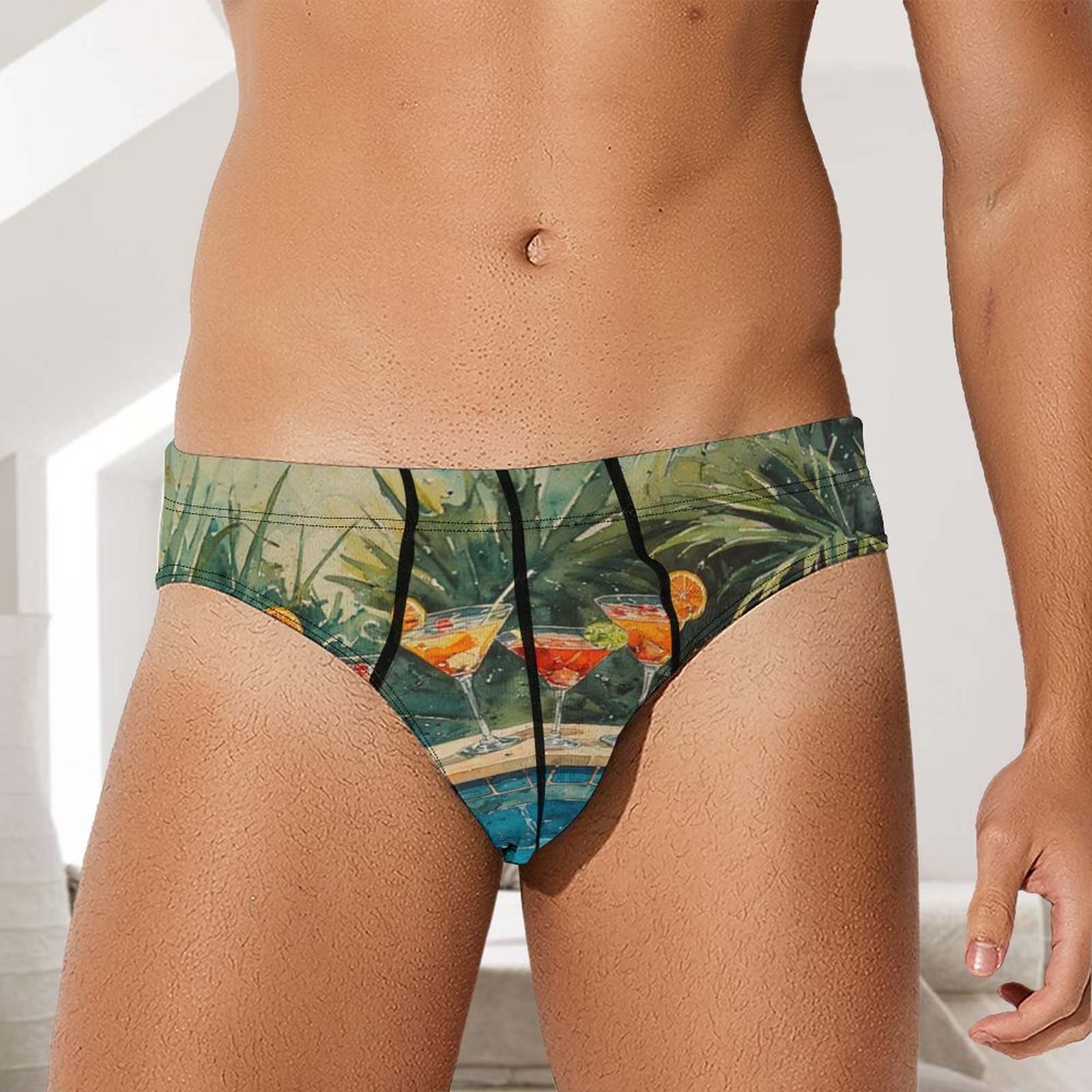 Pool Cocktails Milk Silk Briefs - Image 2