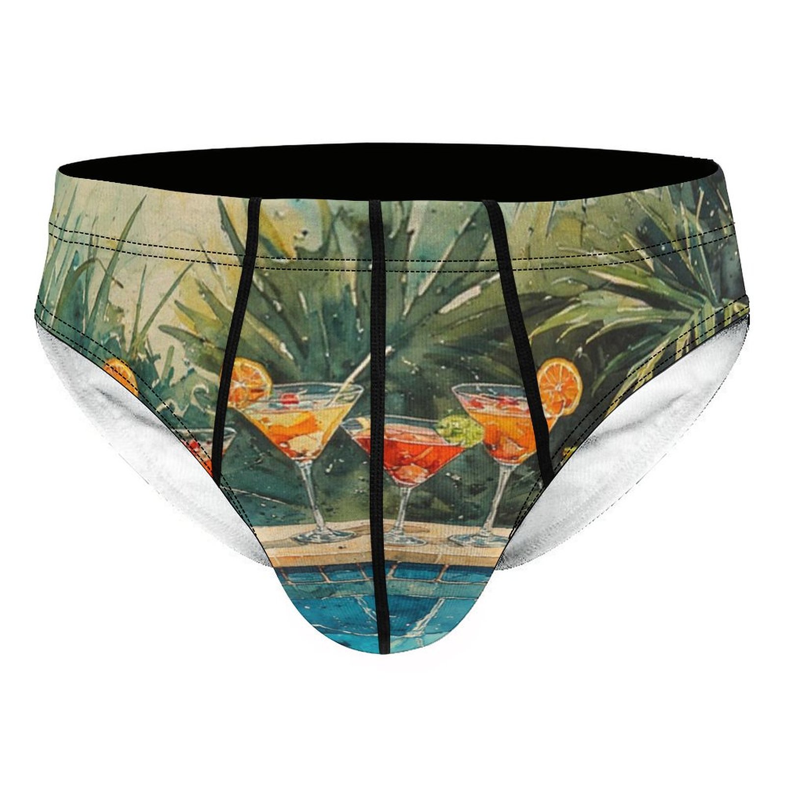 Pool Cocktails Milk Silk Briefs - Image 3